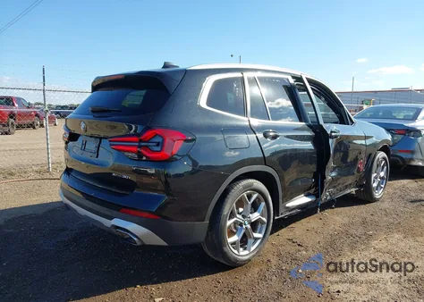 2024 BMW X3 xDrive30I из США, поврежденный, VIN 5UX53DP06R9U82491